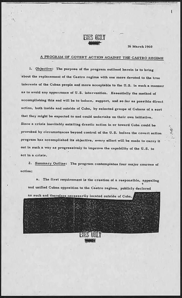 Bay of Pigs CIA - NSC - State Department Files - Image 3