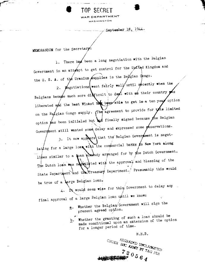 Harrison-Bundy Files on Atomic Bomb Development, War Department - Image 4