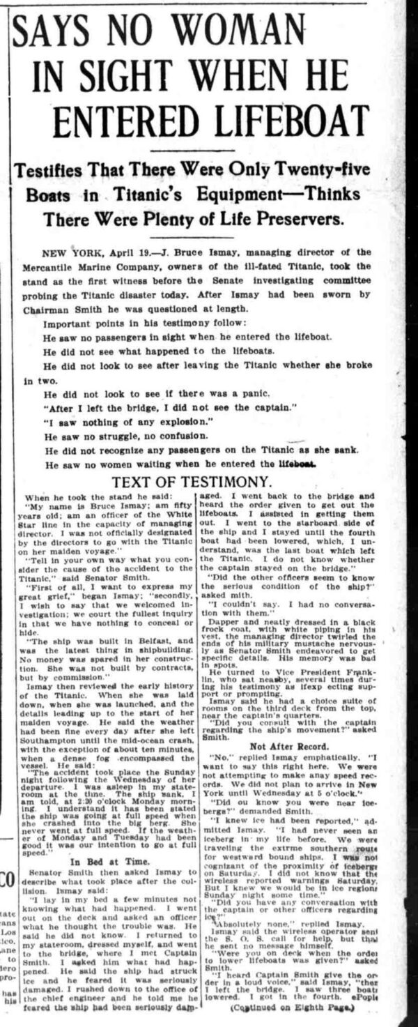 Titanic Disaster: Newspaper Articles (1912-1922) - Image 2