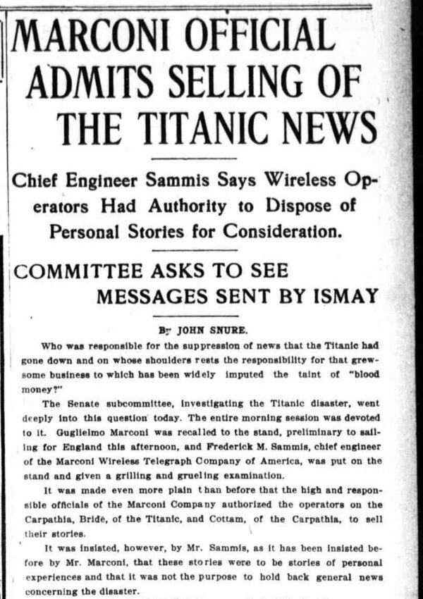 Titanic Disaster: Newspaper Articles (1912-1922) - Image 4