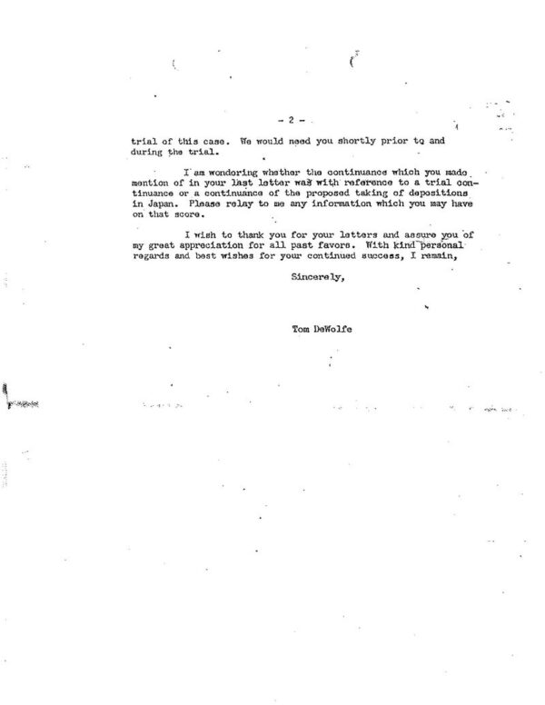Tokyo Rose: Department of Justice Prosecution Files - Image 2