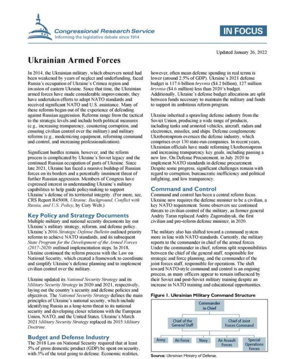 Ukraine - U.S. & Russia Relations: CRS Briefing Book 2004-2022 - Image 2