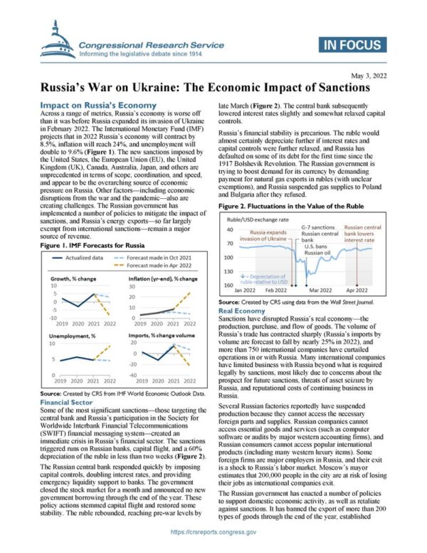 Ukraine - U.S. & Russia Relations: CRS Briefing Book 2004-2022 - Image 3