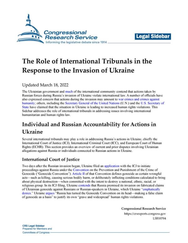 Ukraine - U.S. & Russia Relations: CRS Briefing Book 2004-2022 - Image 4