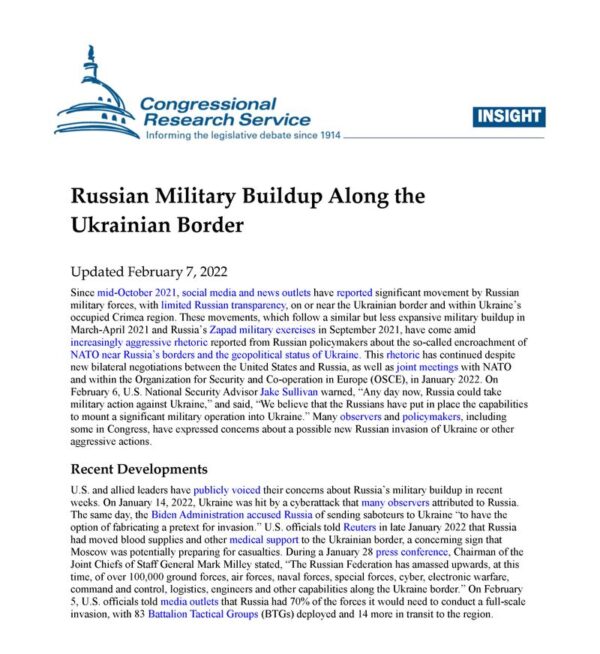 Ukraine - U.S. & Russia Relations: CRS Briefing Book 2004-2022 - Image 8