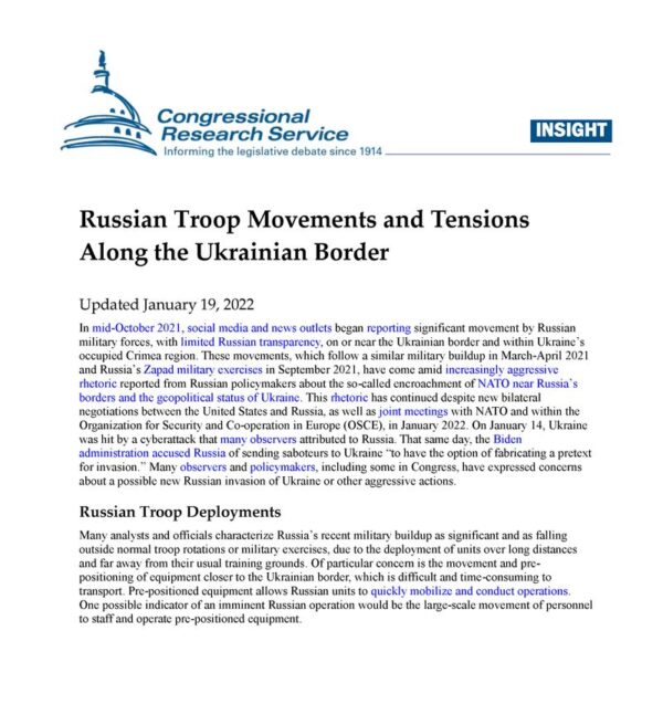 Ukraine - U.S. & Russia Relations: CRS Briefing Book 2004-2022 - Image 9