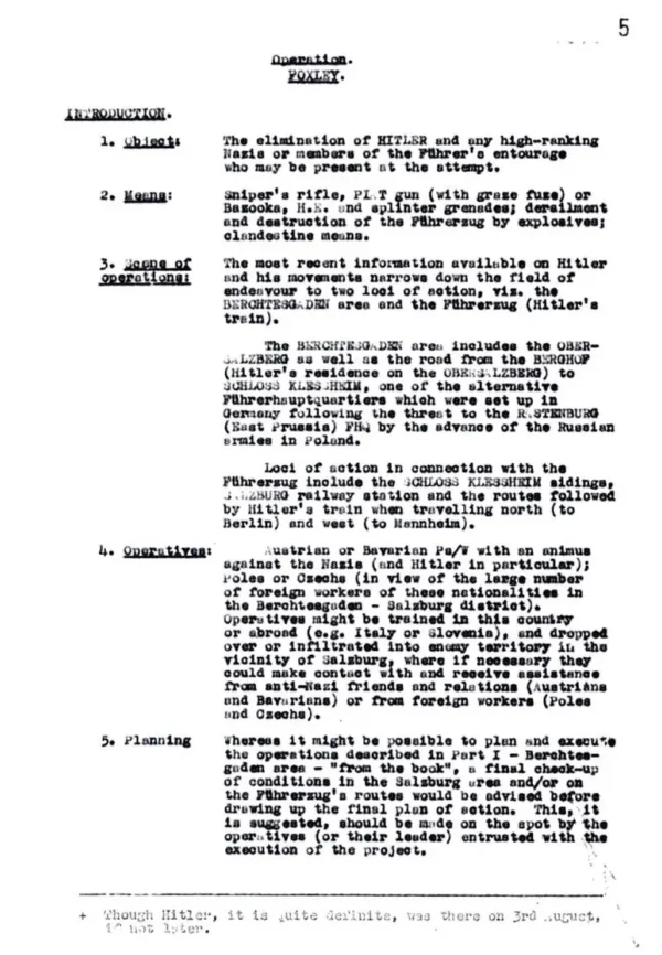 World War II: Adolf Hitler and Operation Foxley – British Assassination Plot - Image 2