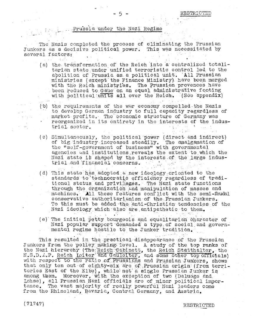 World War II: German Control and Crimes in Europe OSS Reports (1943-1945) - Image 2