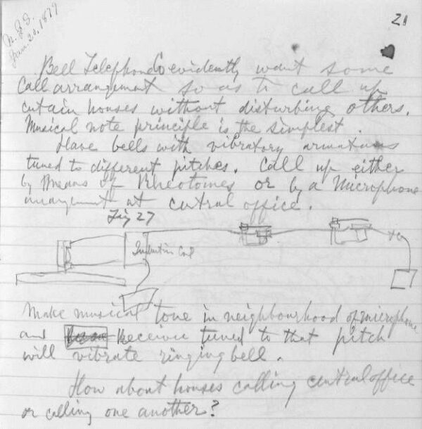 Alexander Graham Bell Notebooks - Image 4