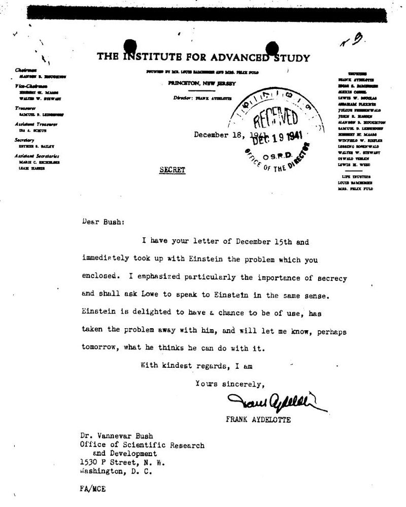 Bush-Conant Atomic Bomb Papers World War II - Image 4