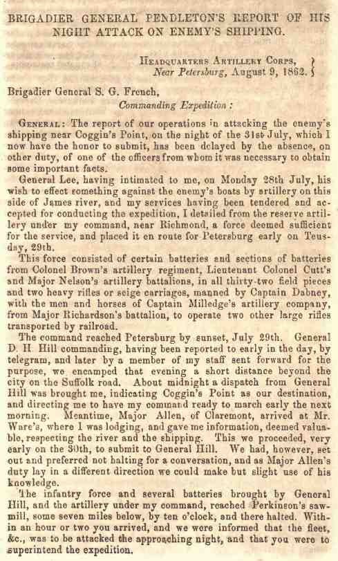Civil War Confederate Army of Northern Virginia Operations Reports - Image 4