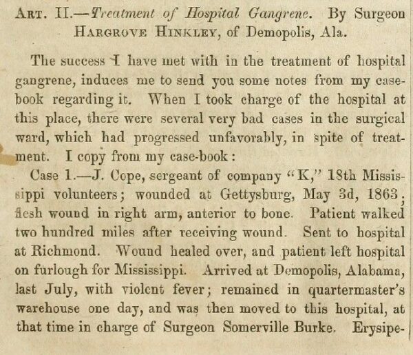 Civil War Confederate States Medical and Surgical Journal (1864 - 1865) - Image 5