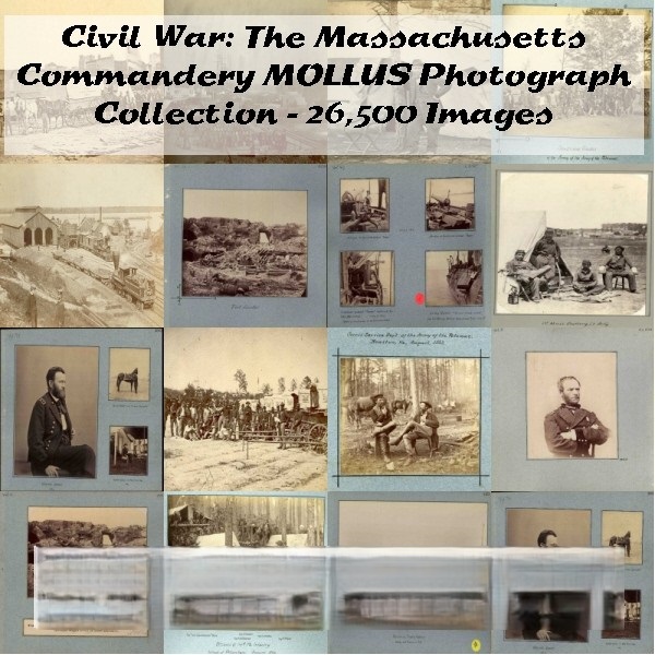 Civil War: Massachusetts MOLLUS Photo Collection – 26,500 Images