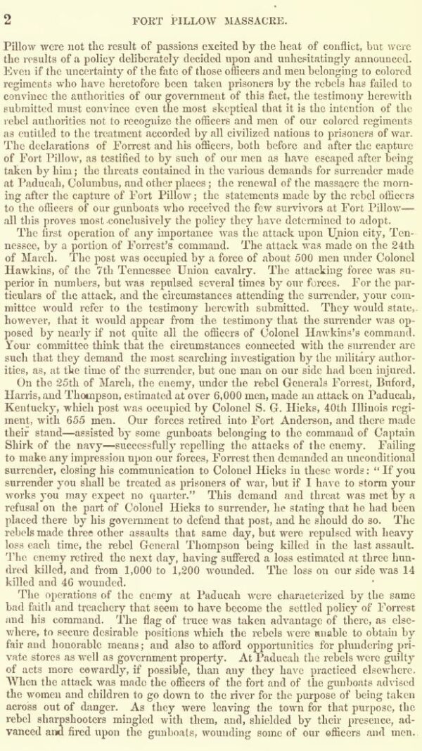 Civil War Reports by the U.S. Congress Joint Committee - Image 2