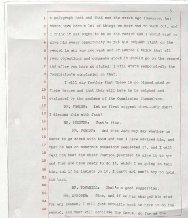 JFK Assassination Jack Ruby Warren Commission Vertical Files - Image 4