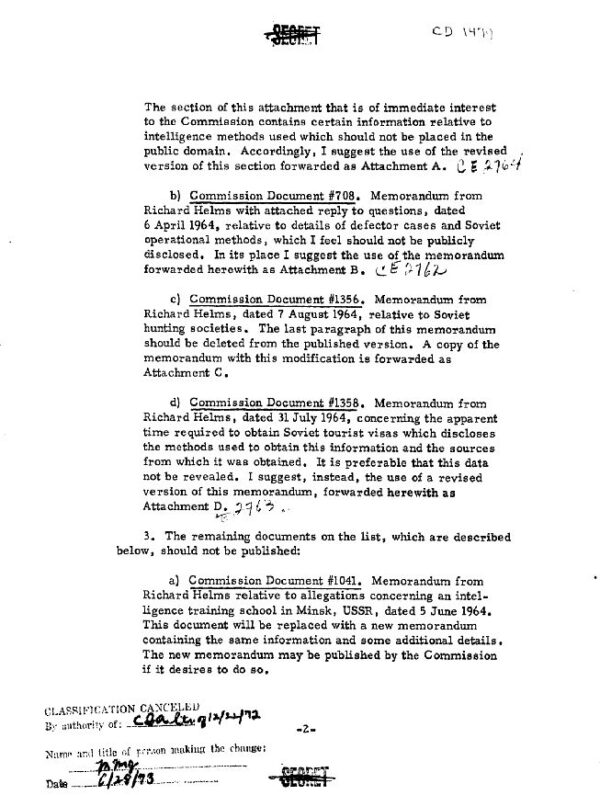 John F. Kennedy Assassination: CIA Reports - Image 2