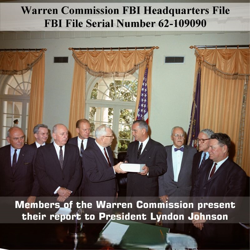 John F Kennedy Assassination Warren Commission FBI Files