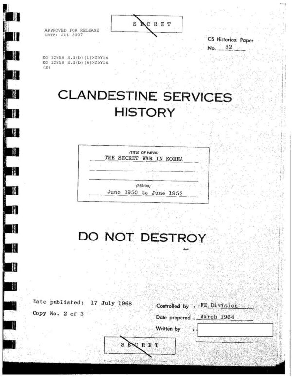 Korean War: CIA Covert Operations History - The Secret Conflict in Korea - Image 2
