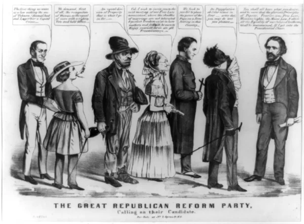 Slavery Political Cartoons: Cartoon Slavery 1789 - 1880 - Image 2