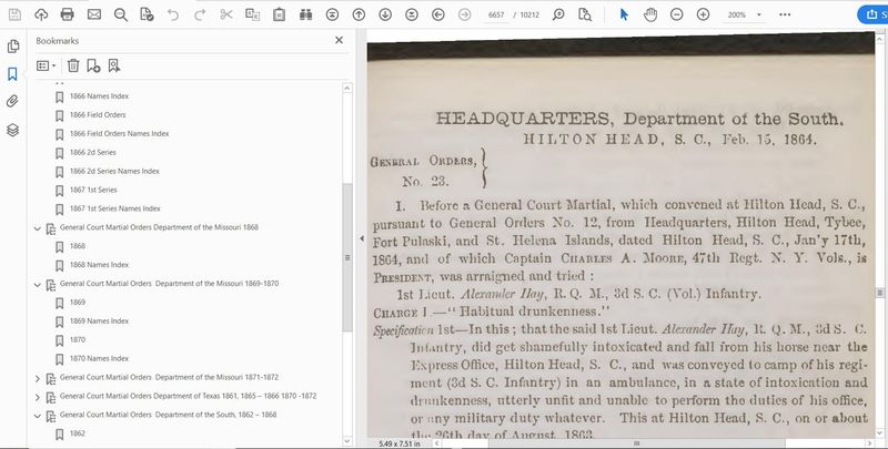U.S. Army Courts-Martial Records: Civil War and Reconstruction Era - Image 2