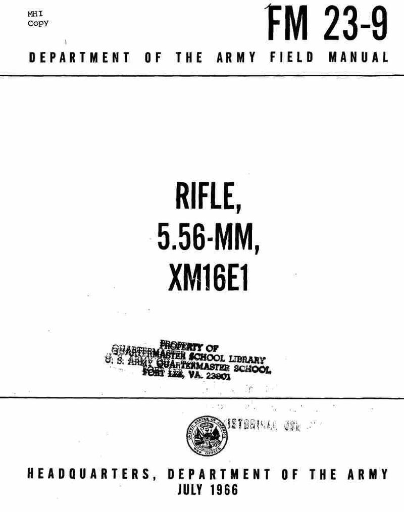 Vietnam War: M-16, M-14, and Other Rifles - DoD Reports & Field Manuals - Image 2