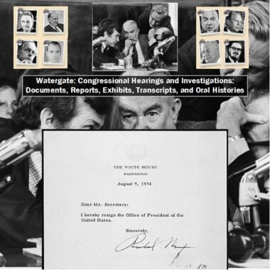 watergate-congressional-hearings-reports-exhibits-and-transcripts