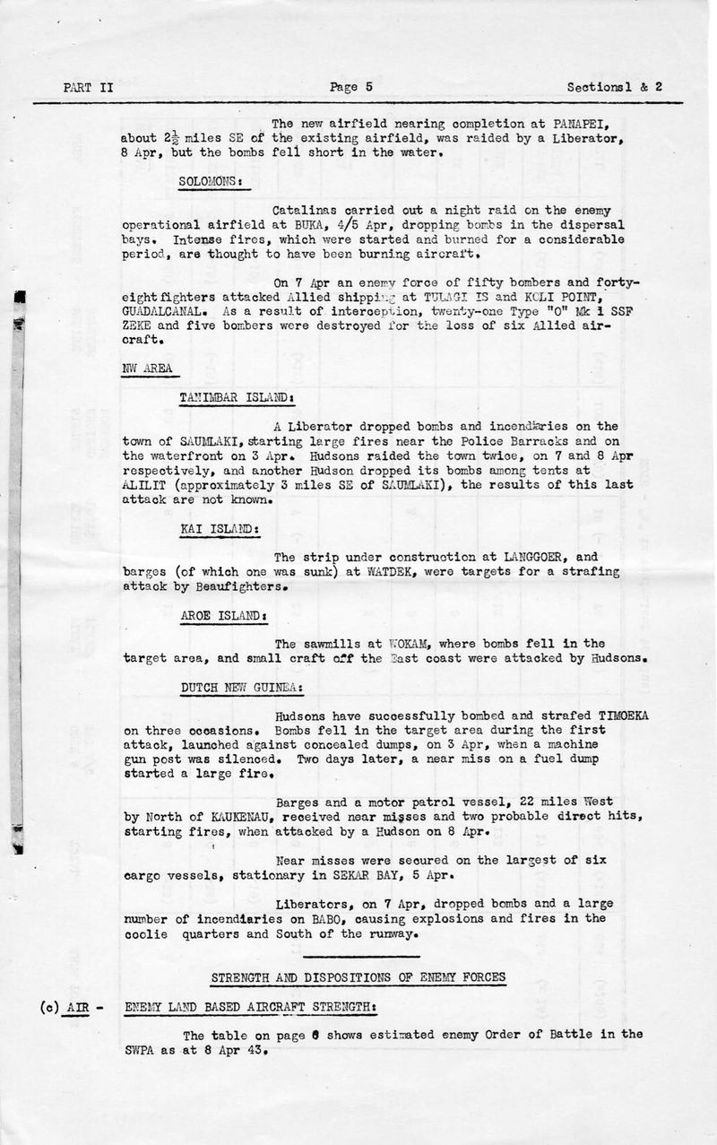 World War II: Australian Military Weekly Intelligence Reports 1943-44 - Image 2