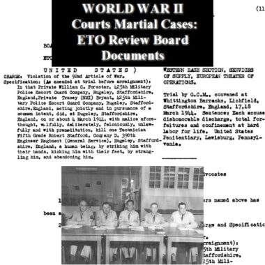 world-war-ii-courts-martial-documents
