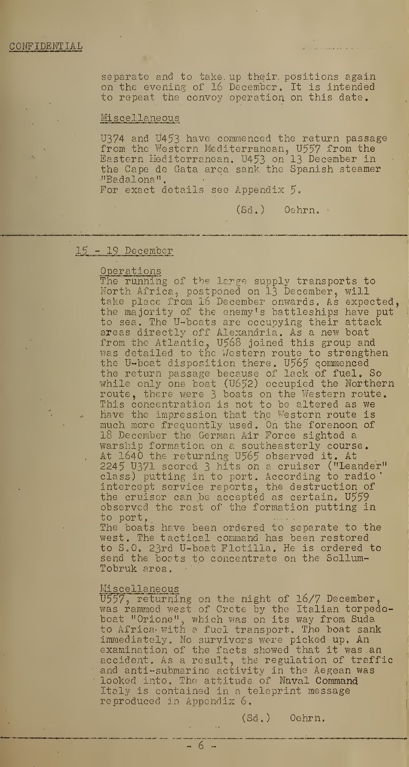 World War II German U-Boat Captains' War Diaries - Image 2