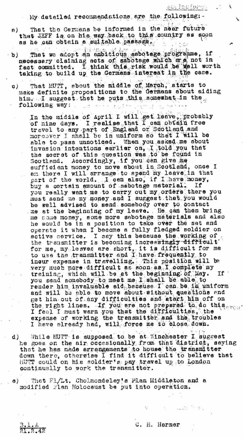 World War II Mutt & Jeff Double Agents MI5 Files - Image 2