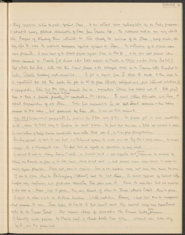 Trial Notes of Ralph G. Albrecht, Prosecutor at the Nuremberg Trials of World War II - Image 3