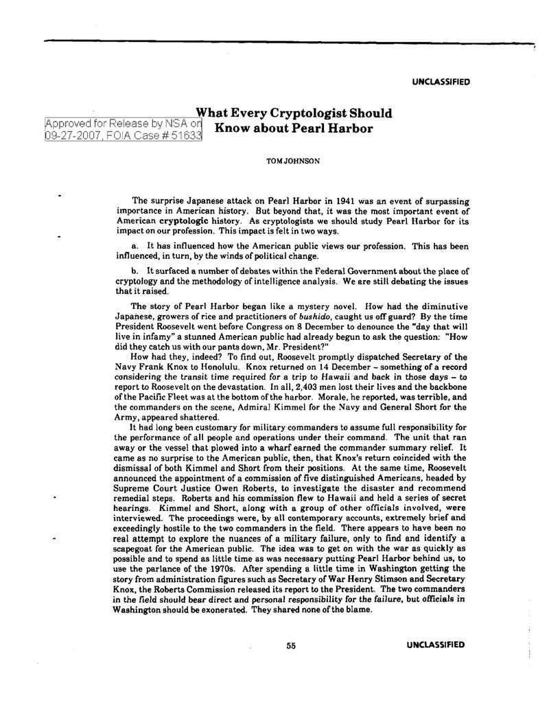 World War II: Pearl Harbor - NSA, CIA, and Military Records - Image 2