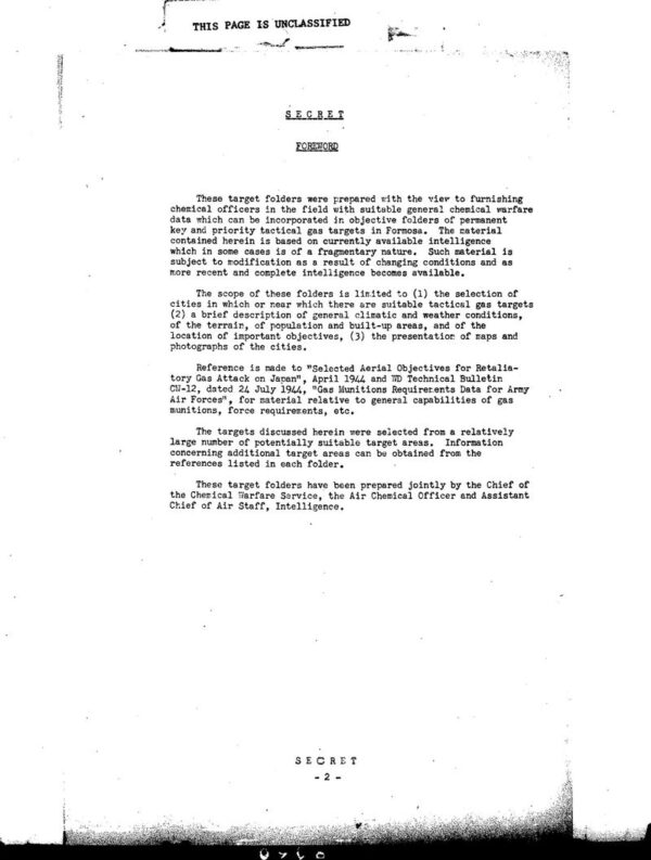 World War II: Targeted Aerial Objectives for Retaliatory Gas Attacks on Germany and Japan - Image 7