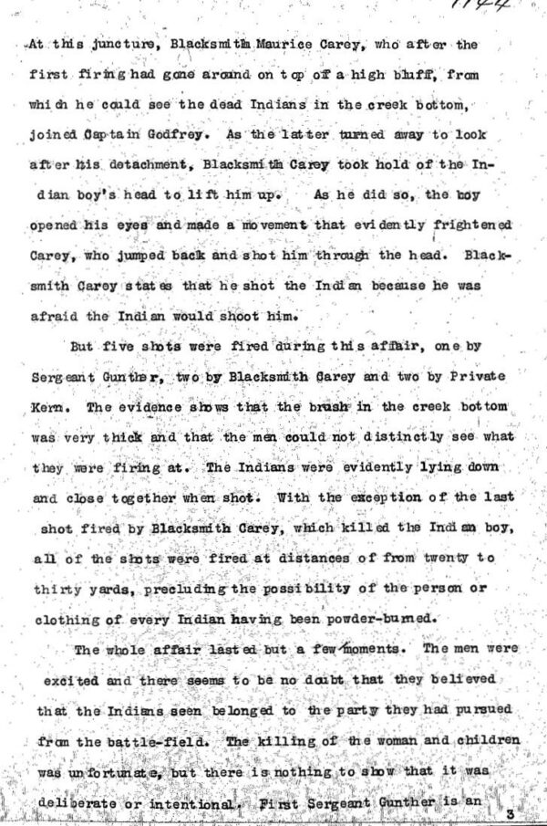 Wounded Knee Massacre: 1890-91 U.S. Army Reports - Image 4