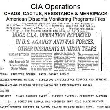 CIA Domestic Spying: Operations CHAOS and Beyond
