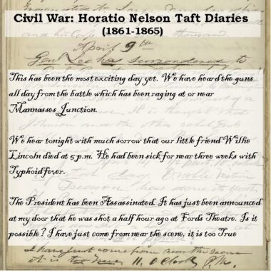 civil-war-horatio-nelson-taft-diaries