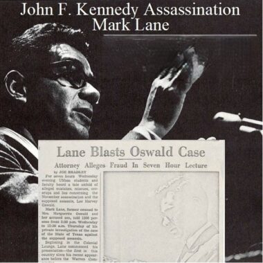 Kennedy Assassination: Mark Lane and the Warren Commission