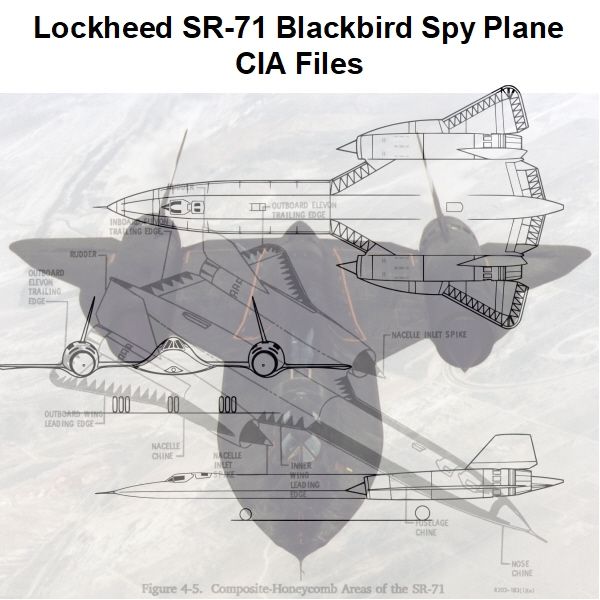 Lockheed SR-71 Blackbird Spy Plane CIA Files