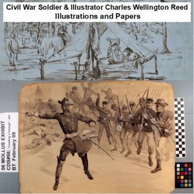 civil-war-soldier-illustrator-charles-wellington-reed-illustrations-and-papers