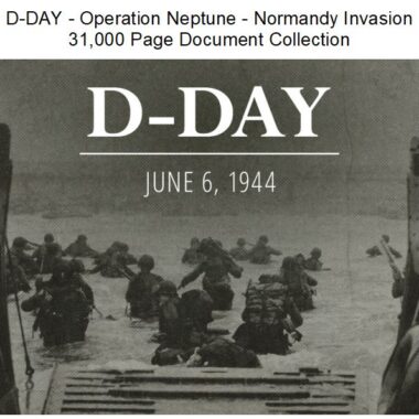 d-day-operation-neptune-normandy-invasion-31000-page-document-collection