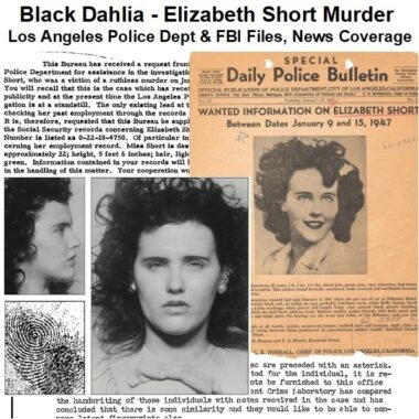 The Black Dahlia: Case Timeline and Characters