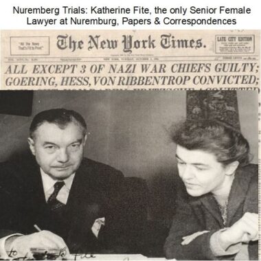 nuremberg-trials-katherine-fite-the-only-senior-female-lawyer-at-nuremburg-papers-and-correspondence