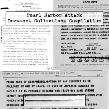 pearl-harbor-attack-document-collection