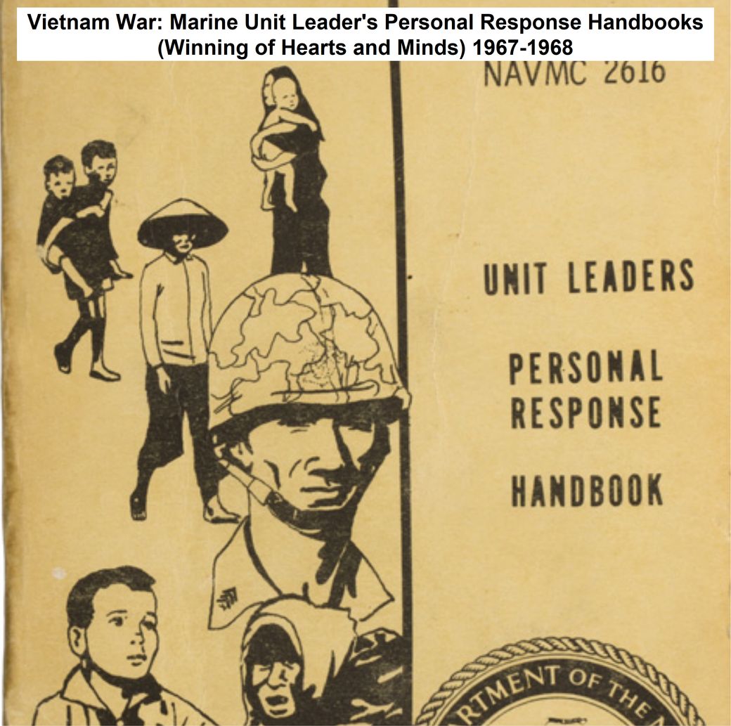 vietnam-war-marine-unit-leaders-personal-response-handbooks-winning-of-hearts-and-minds-1967-68